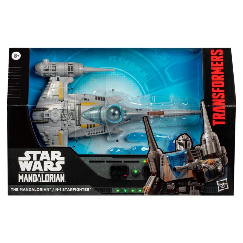 Star Wars x Transformers figurine The Mandalorian / N-1 Starfighter 19 cm