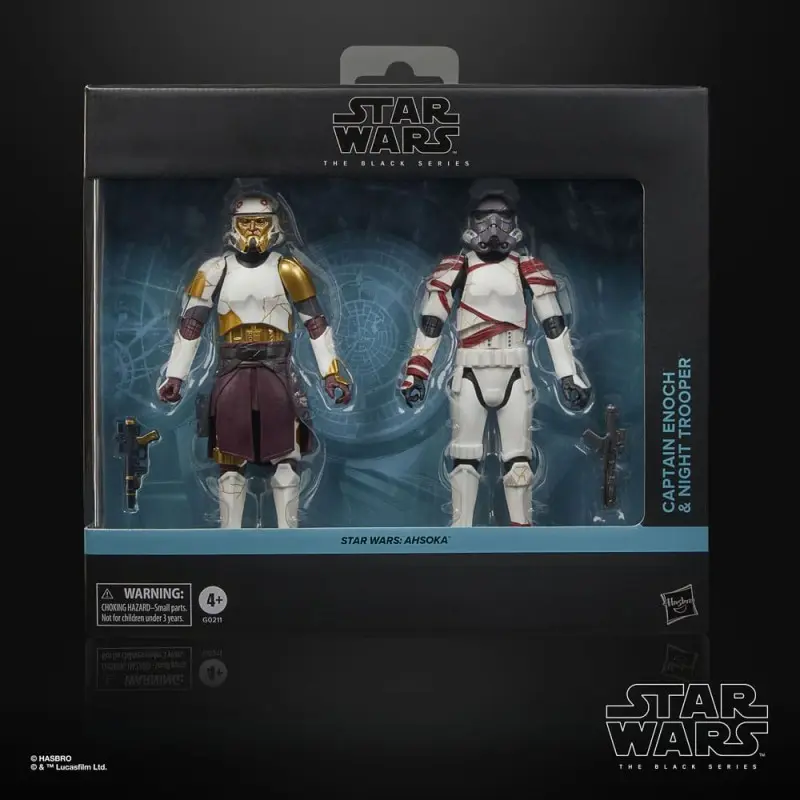 Star Wars: Ahsoka Black Series pack 2 figurines Captain Enoch & Night Trooper 15 cm | 5010996255679