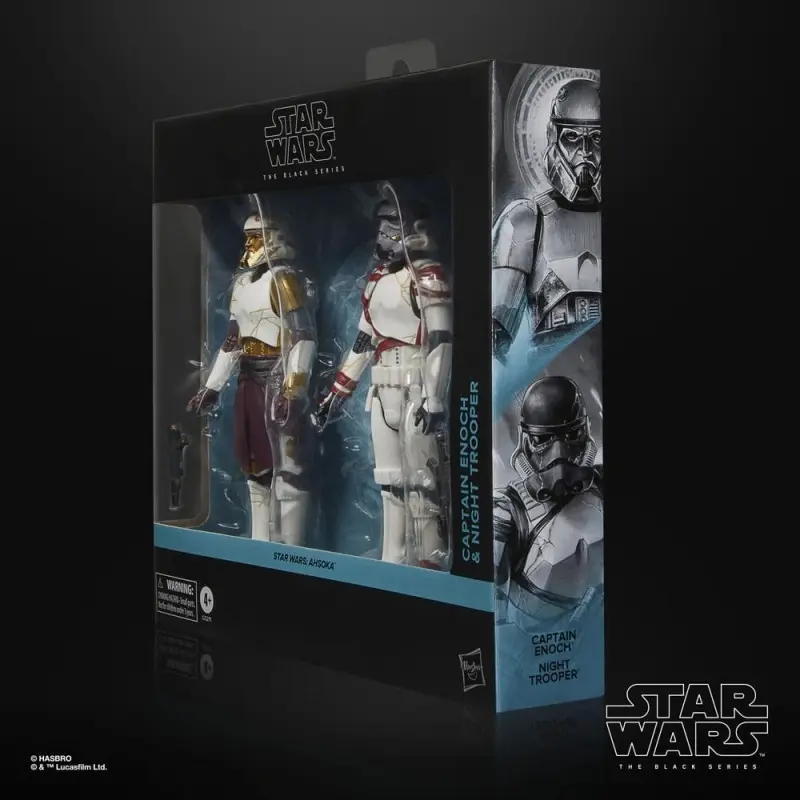Star Wars: Ahsoka Black Series pack 2 figurines Captain Enoch & Night Trooper 15 cm | 5010996255679