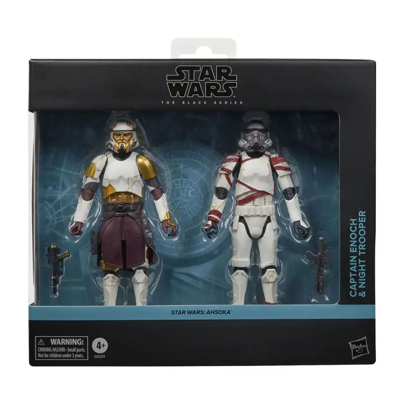 Star Wars: Ahsoka Black Series pack 2 figurines Captain Enoch & Night Trooper 15 cm | 5010996255679