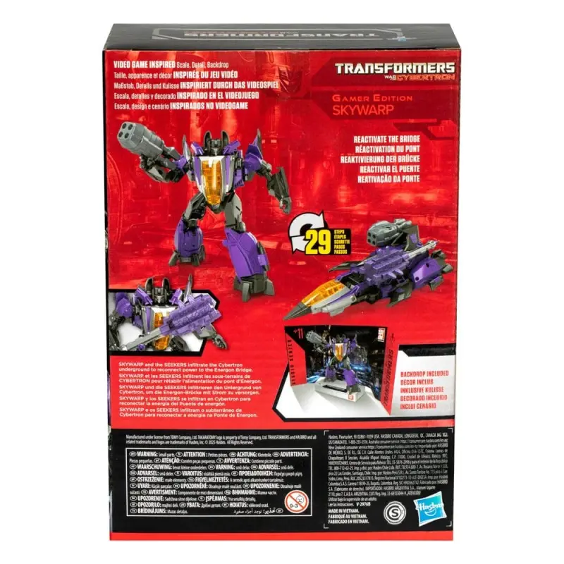 Transformers: War for Cybertron Studio Series Voyager Class figurine Gamer Edition Skywarp 16 cm | 5010996307934