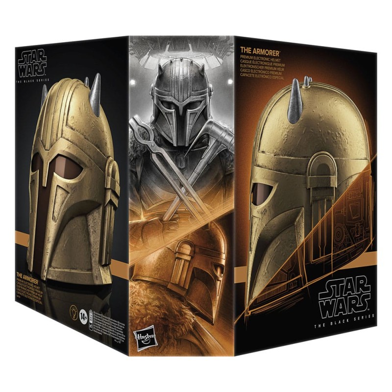 Star Wars: The Mandalorian Black Series casque electronique The Armorer