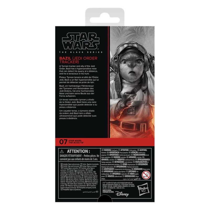 Star Wars: The Acolyte Black Series figurine Bazil (Jedi Order Tracker) 10 cm