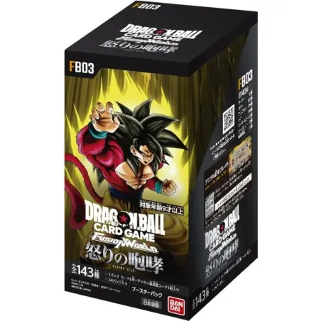 Dragon Ball Card Game - Fusion World Raging Roar (FB03) - Display 24 Boosters - JPN | 4570118259479