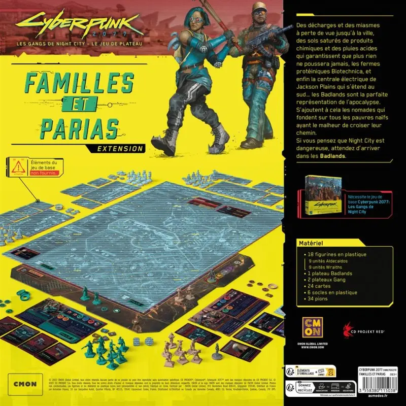 CyberPunk 2077 : Gangs of Night City - Familles et Parias | 3558380115038