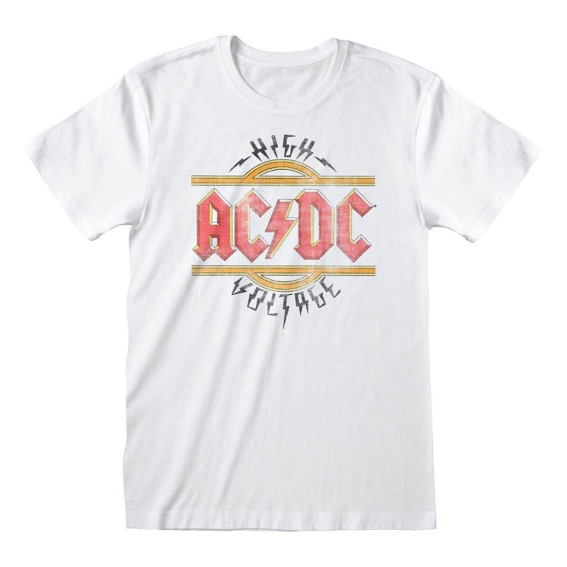 AC/DC T-Shirt Vintage High Voltage (XL) | 5056463439975