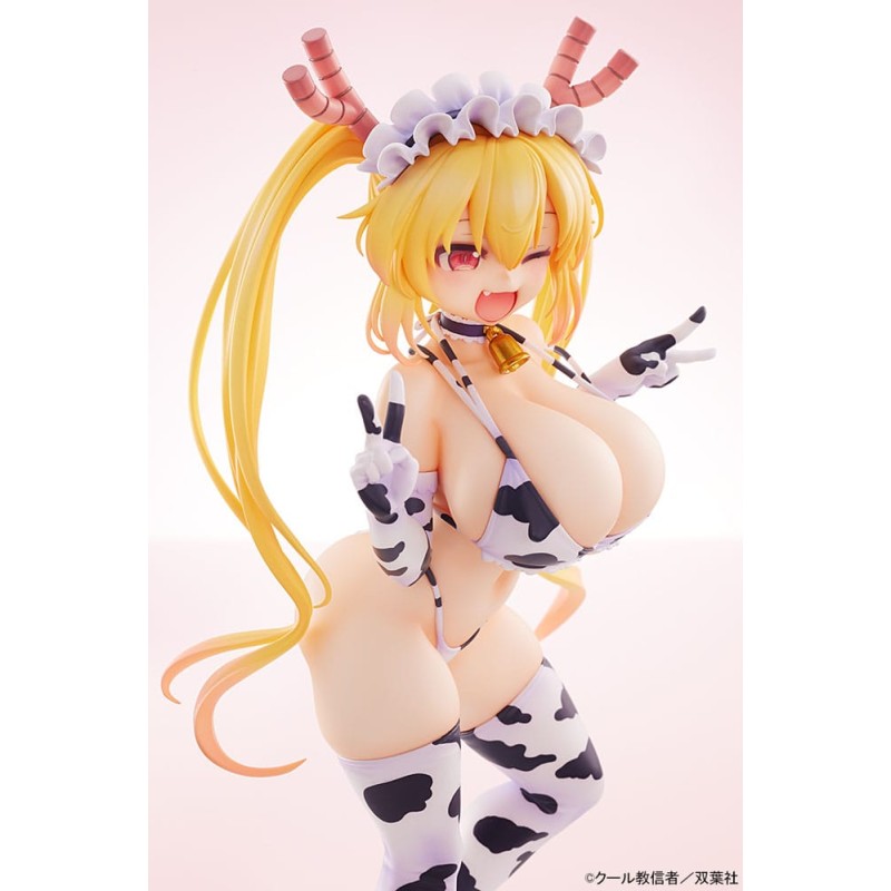 Miss Kobayashi´s Dragon Maid statuette PVC 1/7 Tohru Cow Pattern Bikini Ver. 25 cm | 4981932523156