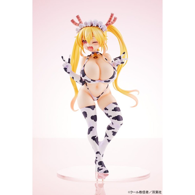 Miss Kobayashi´s Dragon Maid statuette PVC 1/7 Tohru Cow Pattern Bikini Ver. 25 cm | 4981932523156