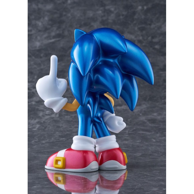 Sonic The Hedgehog figurine vinyle Sofbi Sonic Metallic Ver. 15 cm  | 4573347243837