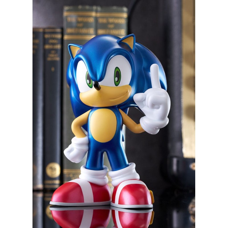 Sonic The Hedgehog figurine vinyle Sofbi Sonic Metallic Ver. 15 cm  | 4573347243837