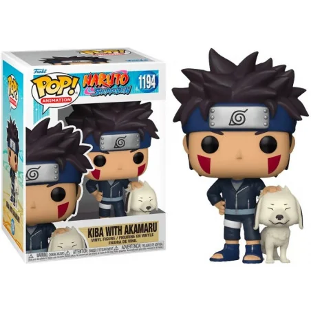 Naruto Shippuden Figure Funko POP! Animation Vinyl Special Edition US - Kiba with Akamaru 9 cm | 0889698498043