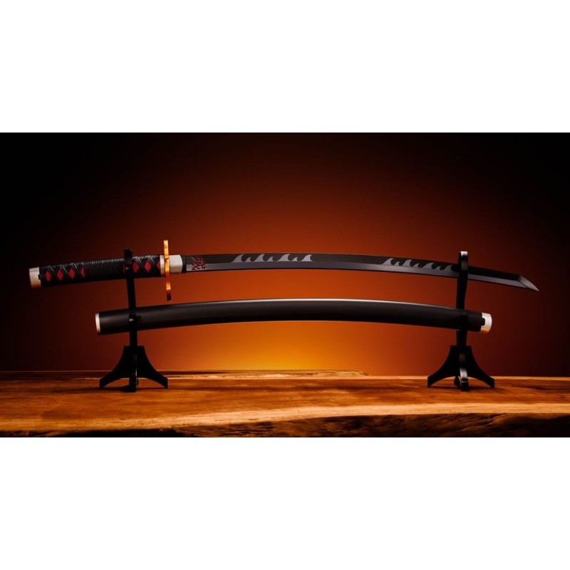 Demon Slayer : Kimetsu no Yaiba Réplique Proplica épée Nichirin (Tanjiro Kamado) Kyojuro Rengoku´s Sword Gueard Ver. 88 cm | 4573102675804