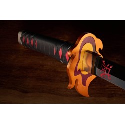 Demon Slayer : Kimetsu no Yaiba Réplique Proplica épée Nichirin (Tanjiro Kamado) Kyojuro Rengoku´s Sword Gueard Ver. 88 cm | 4573102675804