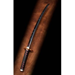 Demon Slayer : Kimetsu no Yaiba Réplique Proplica épée Nichirin (Tanjiro Kamado) Kyojuro Rengoku´s Sword Gueard Ver. 88 cm | 4573102675804