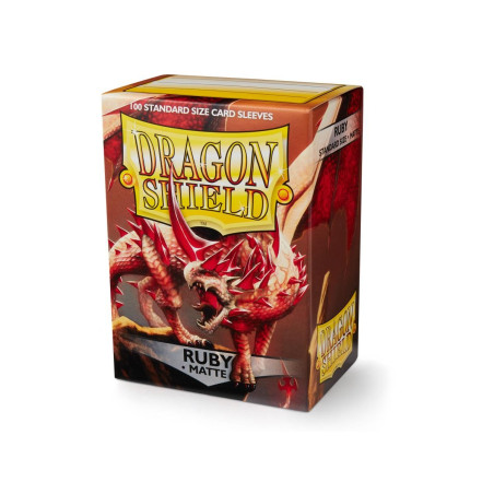Dragon Shield Standard Sleeves - Ruby (100 Sleeves)