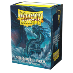Dragon Shield Standard Matte Sleeves - Midnight Blue (100 Sleeves)