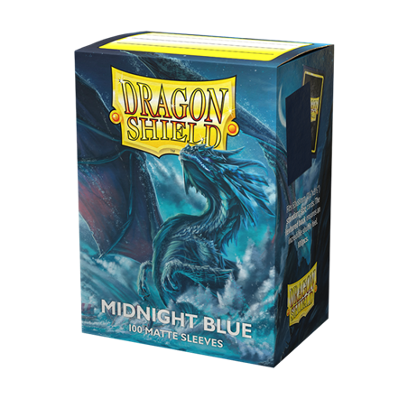 Dragon Shield Standard Matte Sleeves - Midnight Blue (100 Sleeves)