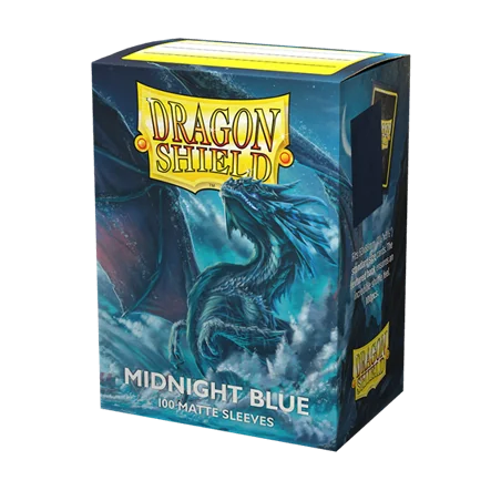 Dragon Shield Standard Matte Sleeves - Midnight Blue (100 Sleeves)