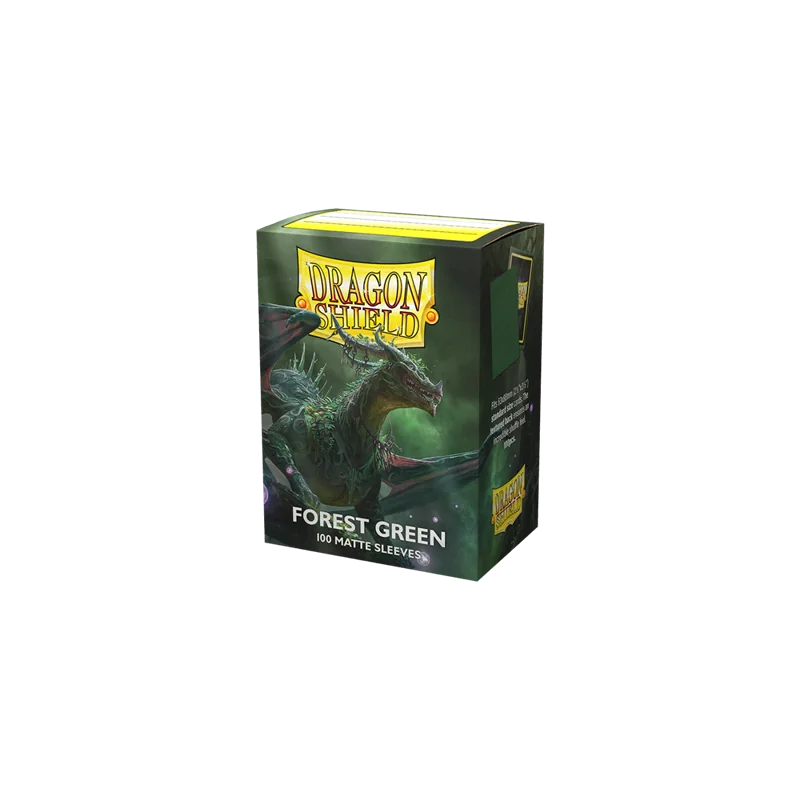Dragon Shield Matte Sleeves - Forest Green (100 Sleeves) | 5706569110567