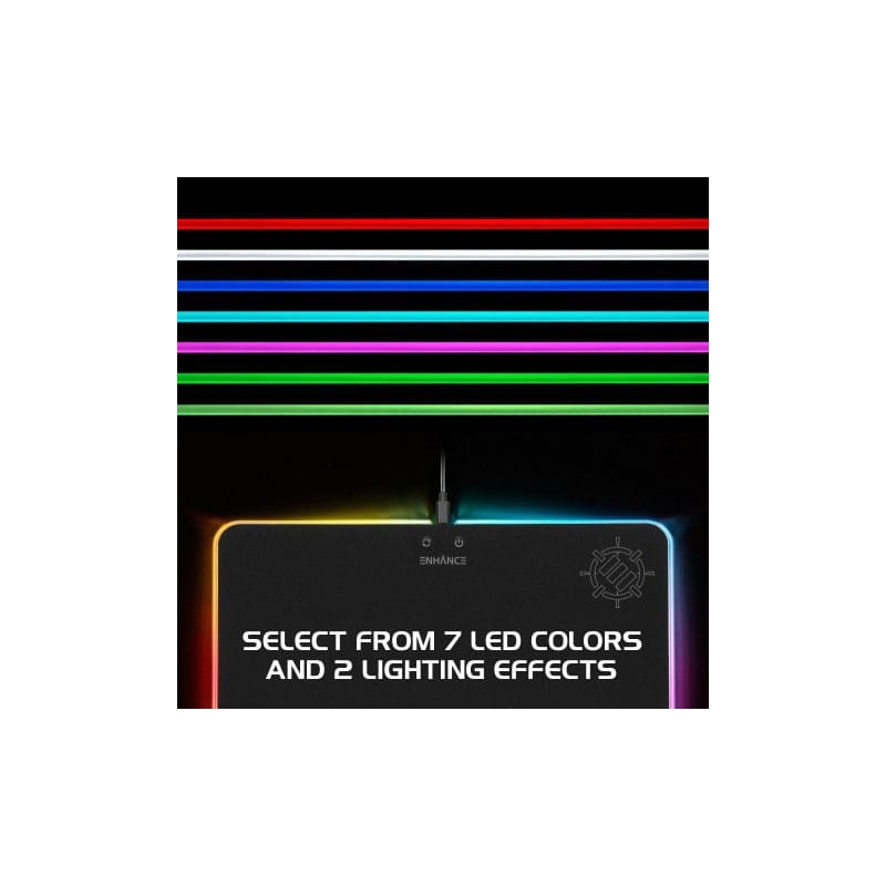 Enhance LED Tapis de souriss Black | 0637836603749