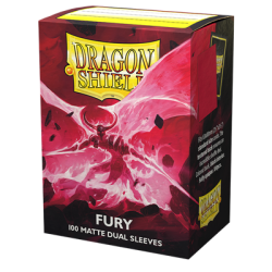 Dragon Shield Dual Matte Mouwen - Fury 'Alaric, Crimson King' (100 mouwen)