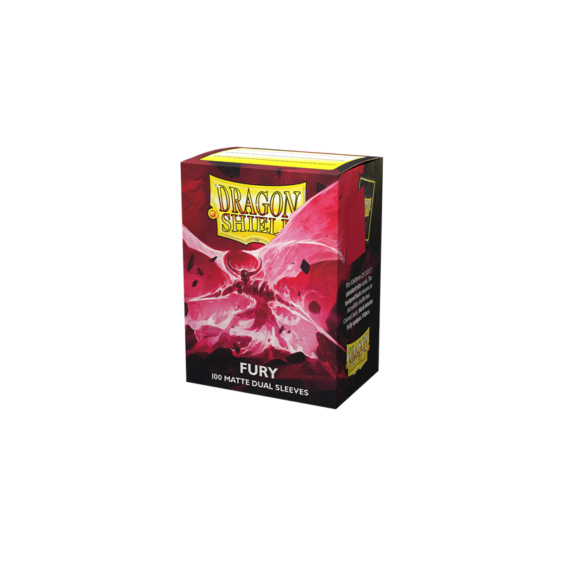 Dragon Shield Dual Matte Mouwen - Fury 'Alaric, Crimson King' (100 mouwen)