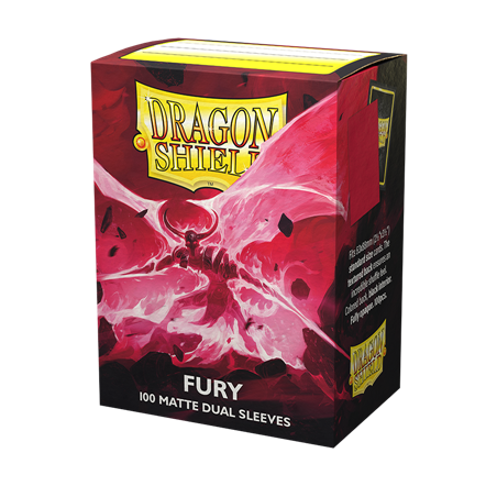Dragon Shield Dual Matte Mouwen - Fury 'Alaric, Crimson King' (100 mouwen)