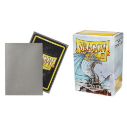 Dragon Shield Matte Mouwen - Zilver (100 Mouwen)