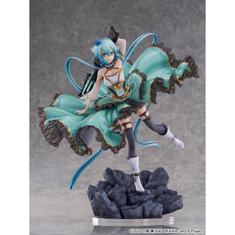 Sword Art Online statuette PVC SHIBUYA SCRAMBLE FIGURE 1/7 Sinon Crystal Dress Ver. 29 cm | 4582534347326