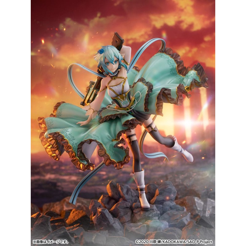 Sword Art Online statuette PVC SHIBUYA SCRAMBLE FIGURE 1/7 Sinon Crystal Dress Ver. 29 cm | 4582534347326