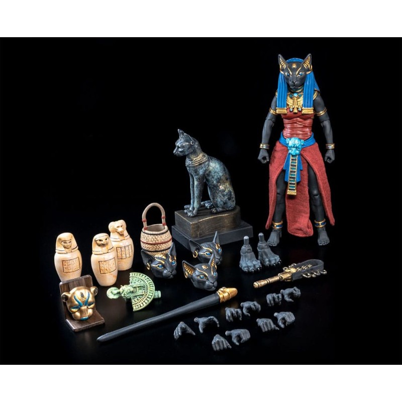 Figura Obscura figurine Bastet Black & Red | 0658580363284