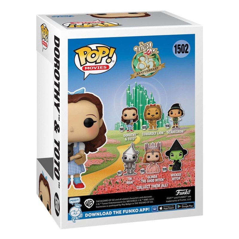 Le Magicien d'Oz POP & Buddy! Movies Vinyl figurine Dorothy w/Toto 9 cm | 0889698759793
