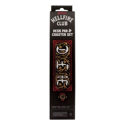 Stranger Things set sous-mains revêtu & sous-verre Hellfire Club | 5060948293693