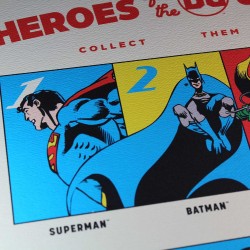 DC Comis lithographie 90th Anniversary Heroes Limited Edition 42 x 30 cm   | 5060948296779