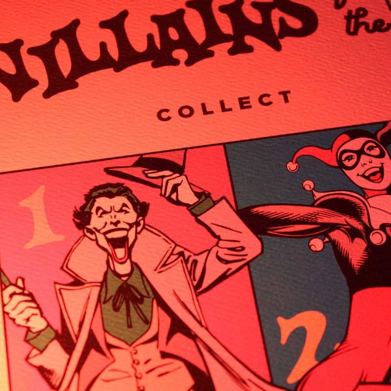 DC Comis lithographie 90th Anniversary Villains Limited Edition 42 x 30 cm   | 5060948296786