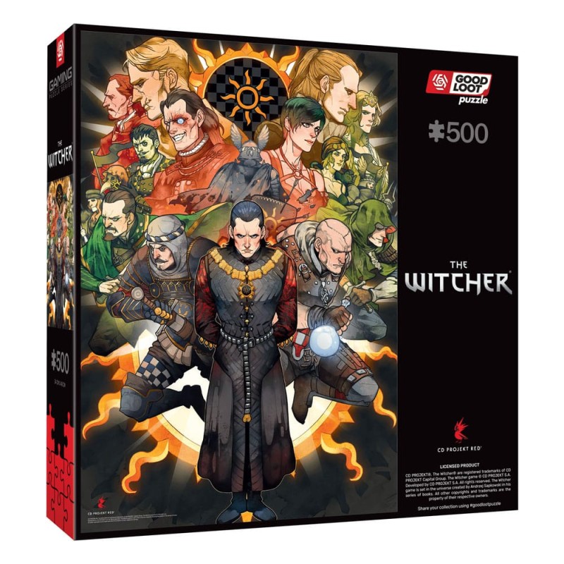 The Witcher Puzzle Gaming Nilfgaard (500 stukjes) | 5908305244936