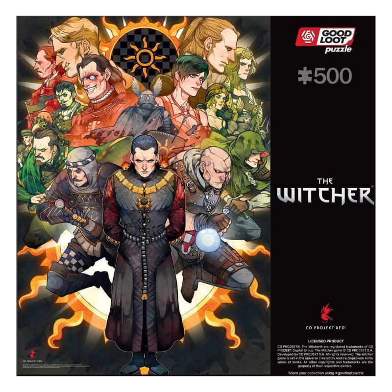 The Witcher Puzzle Gaming Nilfgaard (500 stukjes) | 5908305244936