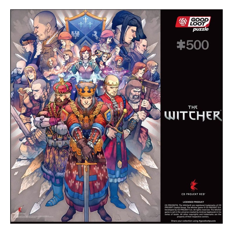The Witcher Puzzle Gaming Northern Realms (500 stukjes) | 5908305246756