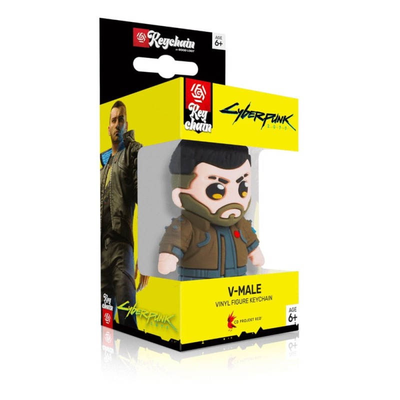 Cyberpunk 2077 porte-clés vinyl V-Male | 5908305247371