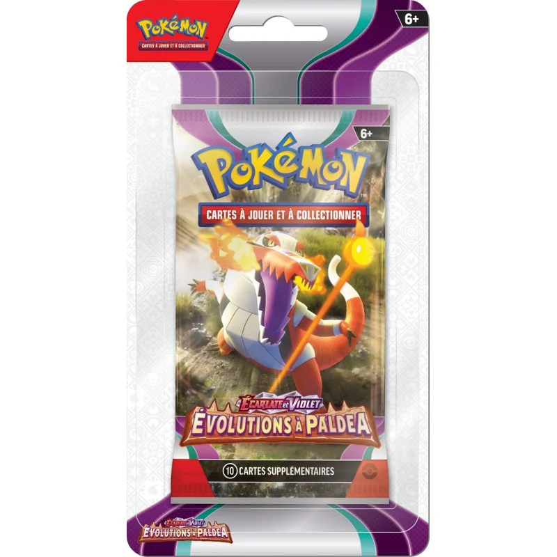 Pokémon -  Evolutions à Paldea (EV02) - Blister 1 Booster FR | 820650556586