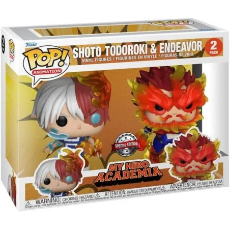 My Hero Academia-figuur Funko POP! Animatie Vinyl Endeavour & Todoroki 9 cm | 889698649933