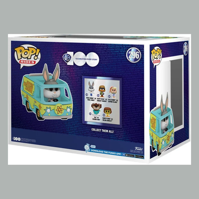 Hanna-Barbera beeldje Funko POP! Rijdt Super Deluxe Vinyl Mystery Machine met Bugs Bunny | 889698694292