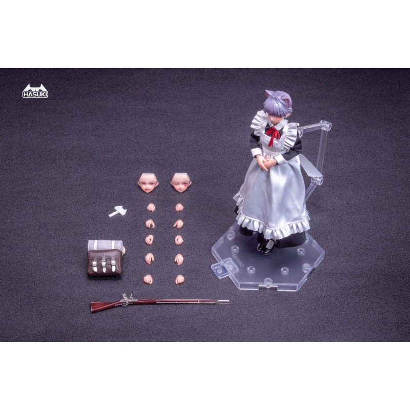 Pocket Art figuur 1/12 PA010 Meid Gunner FKEY 15 cm | 6975499680771
