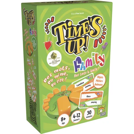 version française jeu : Time's Up! : Family GMS (Version Verte) éditeur : Repos Production