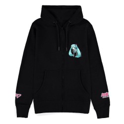 Hatsune Miku trui met capuchon Zwart (XL) | 8718526393156