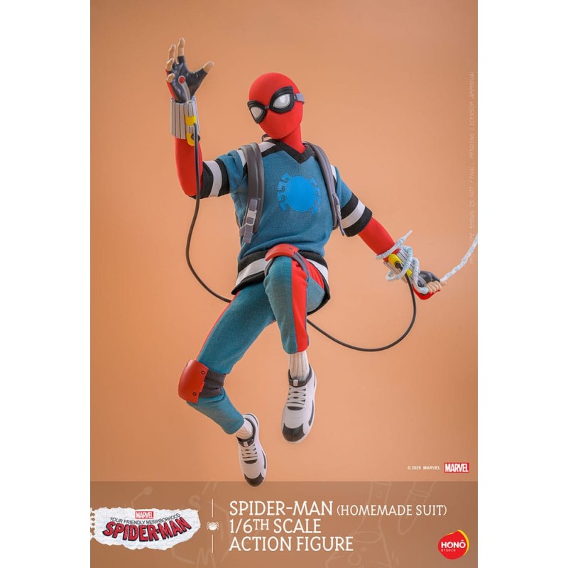 Votre fidèle serviteur Spider-Man figurine 1/6 Spider-Man (Homemade Suit) 29 cm | 4895228620934