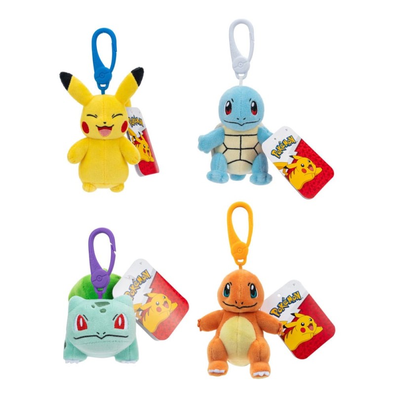 Pokémon assortment of cuddly toys & keyrings Series 1 10 cm (6) | 5710948459451