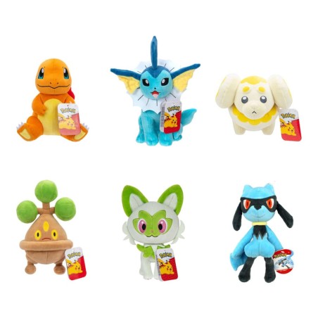 Pokémon assortment of cuddly toys Series 2 20 cm (6)     | 5710948456481