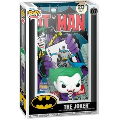 DC Comics Figurine Funko POP! Comic Cover Vinyl Joker Back in Town 9 cm