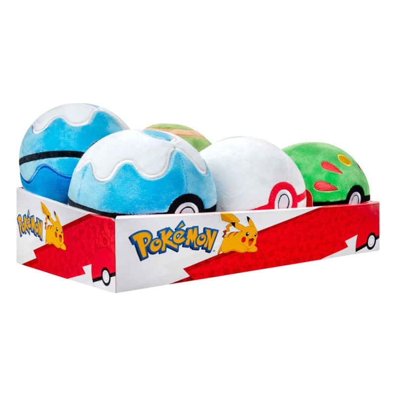 Pokémon Assorted Poké Balls 10 cm plush toys (6)     | 5710948456566